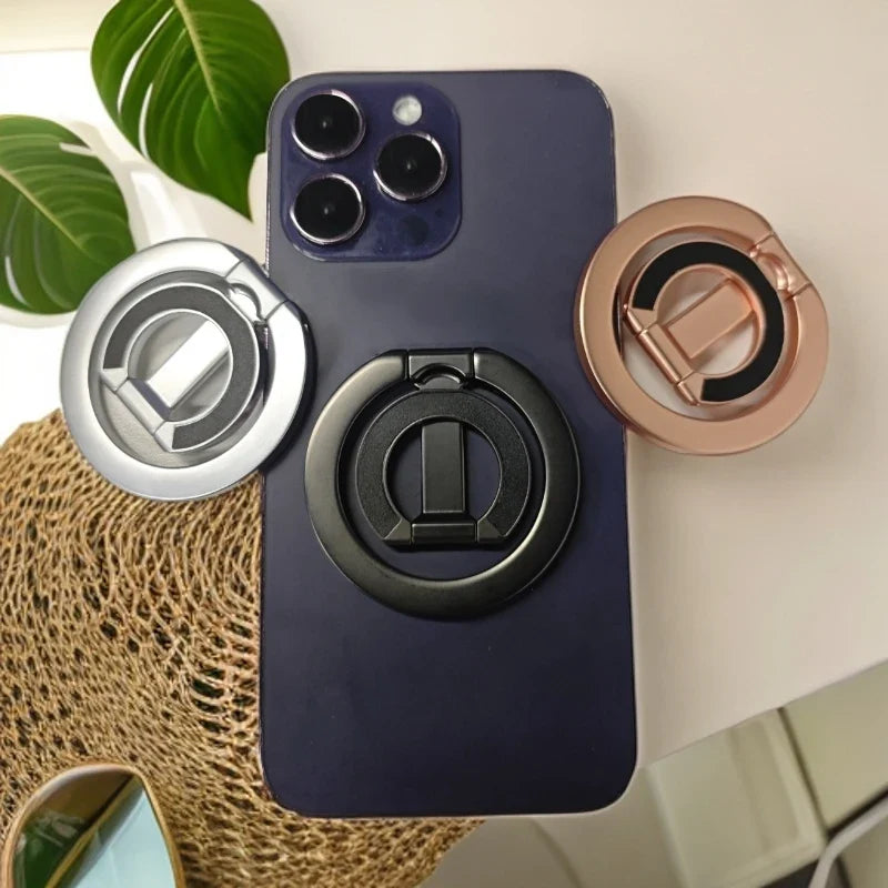 For MagSafe Double Sided Magnetic Phone Ring Holder Portable Folding Cellphones Stand Phone Accessories Support Bracket Grip Tok