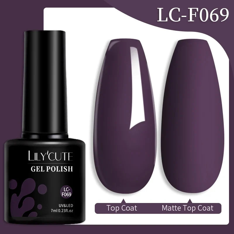 LILYCUTE 7ml Reflective Glitter Nail Gel Polish Effect Sparkling Soak Off Gel Semi Permanent For Manicure Nail Art UV Nail Gel