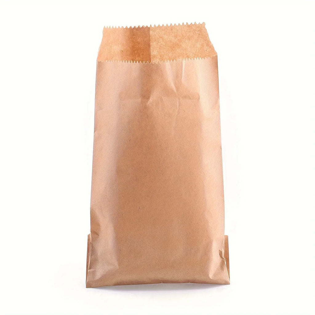 50 pcs 8.3x15x0.02cm Kraft Paper Jewelry Storage Bags - Rectangle Shape, No Handle, Small Size, Durable, Recyclable,