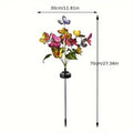 Solar LED Butterfly Flower Light Outdoor Simulation Butterfly Lawn Lamp Garden Waterproof Landscape for Home Christmas Decor