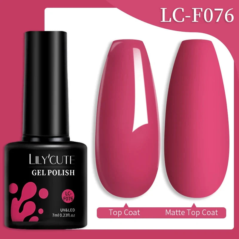 LILYCUTE 7ml Reflective Glitter Nail Gel Polish Effect Sparkling Soak Off Gel Semi Permanent For Manicure Nail Art UV Nail Gel