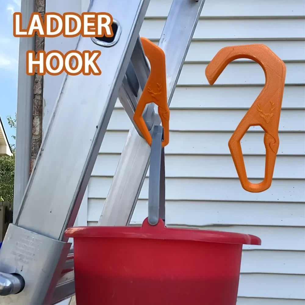 Household Staircase Hook, Installed on the Ladder, Makes It Convenient for You to Repair the Walls and Roof of Your House.