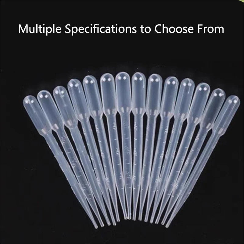 2ml 3ml 5ml 10ml Aquarium Fish Tank Brine Shrimp Feeder Plastic Dropper Pipette Graduated Dropper Babbitt Pipette 5pcs/10pcs