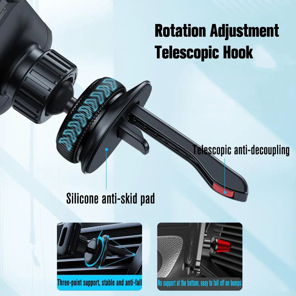 17mm Ball Head Base for Car Phone Holder Universal Car Air Vent Mobile Phone Stand GPS Bracket Car Air Outlet Clip Accessories