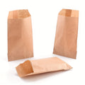 50 pcs 8.3x15x0.02cm Kraft Paper Jewelry Storage Bags - Rectangle Shape, No Handle, Small Size, Durable, Recyclable,