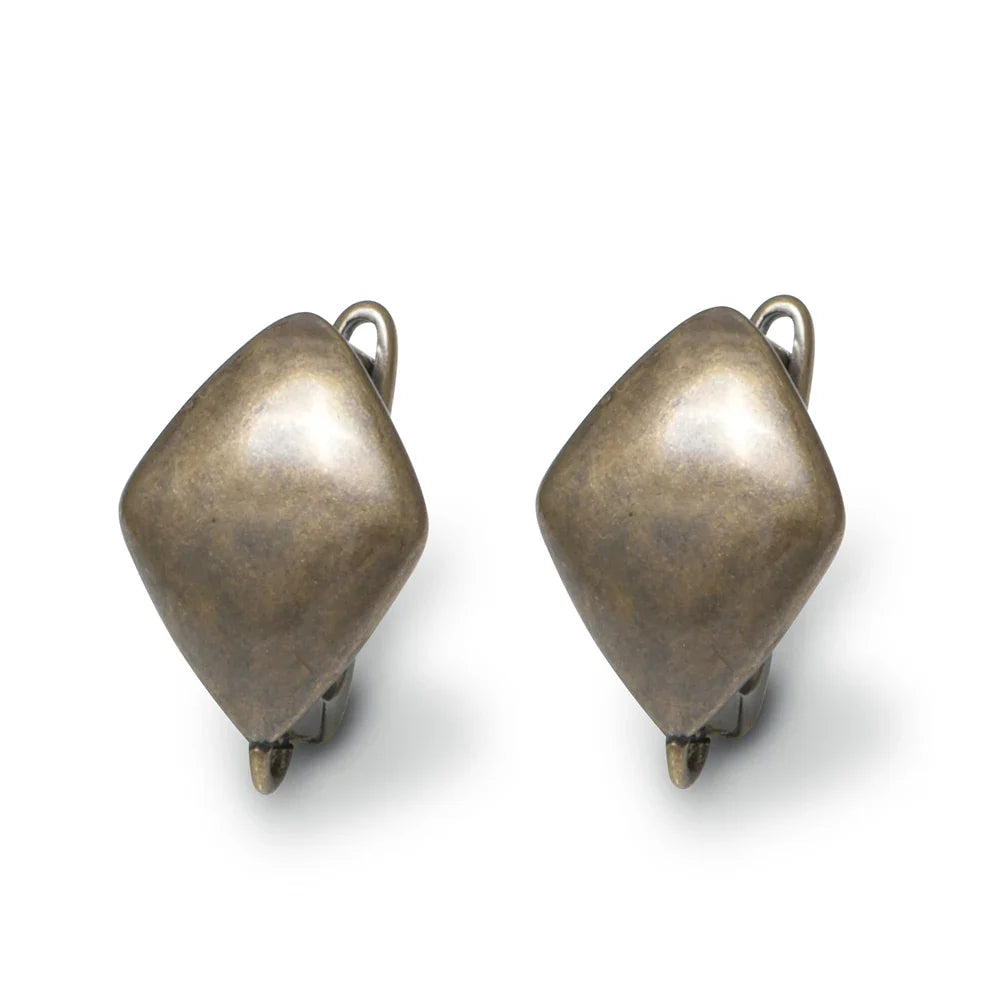 1 Pair NEW Cross Antique Bronze Brass Earring Clasps Hooks Accessories For DIY Woman Earring  Jewelry Making Supplies