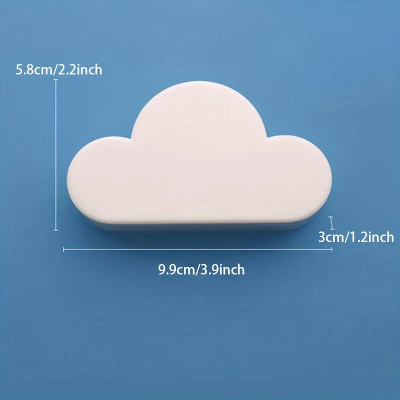 Creative Cloud Keychain Hook Magnet Suction Key Hanging - Sticky Key Rack for Wall and Doors - Easy Storage and Organization