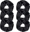 Satin Scrunchies Elastic Hair Bands For Frizz Prevention Satin Velvet Hair Ties Satin Hair Scrunchies Ponytail Holders