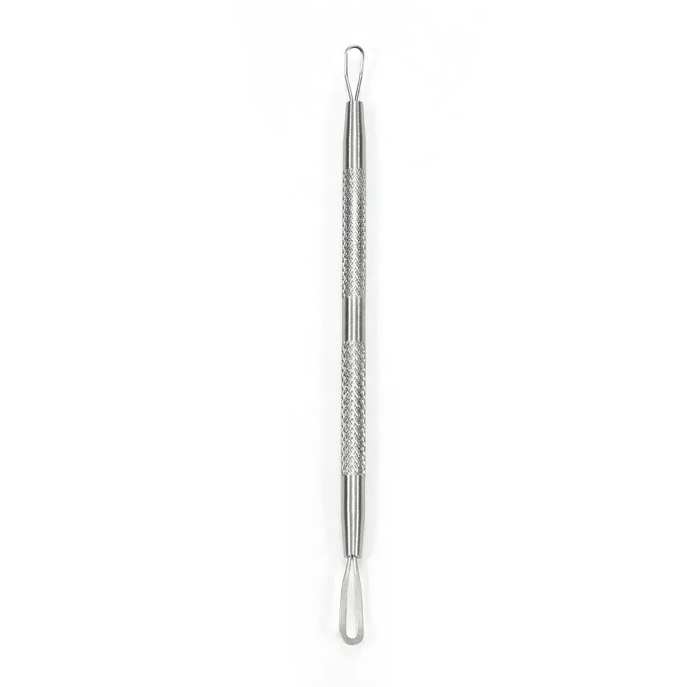 High Quality Stainless Steel Blackhead Pimples Acne Double Rings Squeeze Extractor Tool
