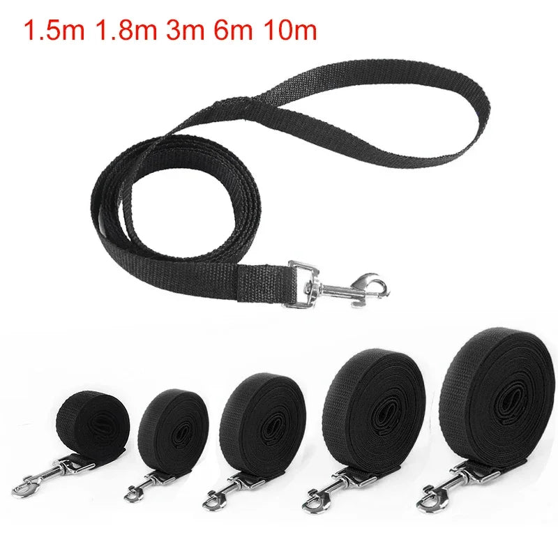 Nylon Extra Long Pet Leash Durable Dog Lead For Dog Recall Training Extended Length Anti Tangle Heavy Duty Pet Leash Outdoor