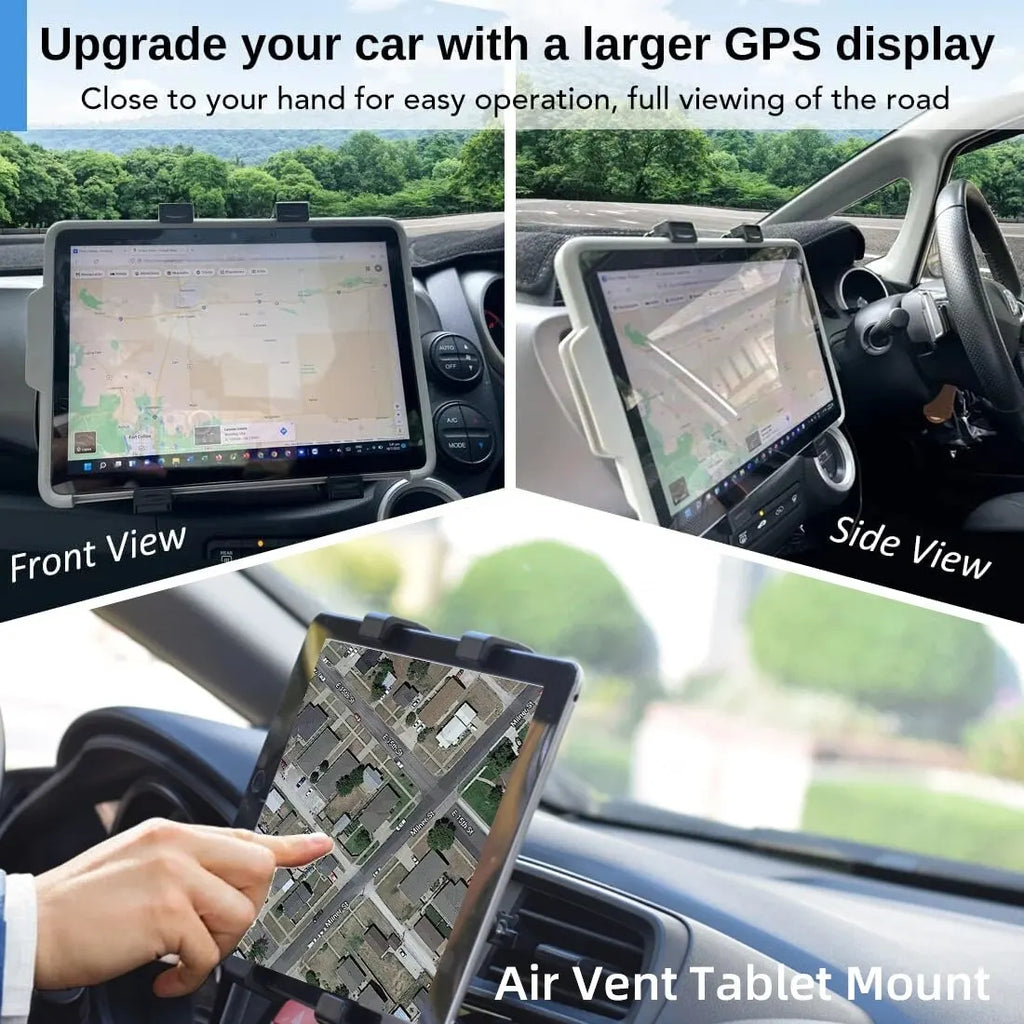 Car Air Vent Tablet Holder Car Mount Universal Tablet Stand Car Mount Compatible with 7" - 12" Tablets iPad Pro Mini Air 2