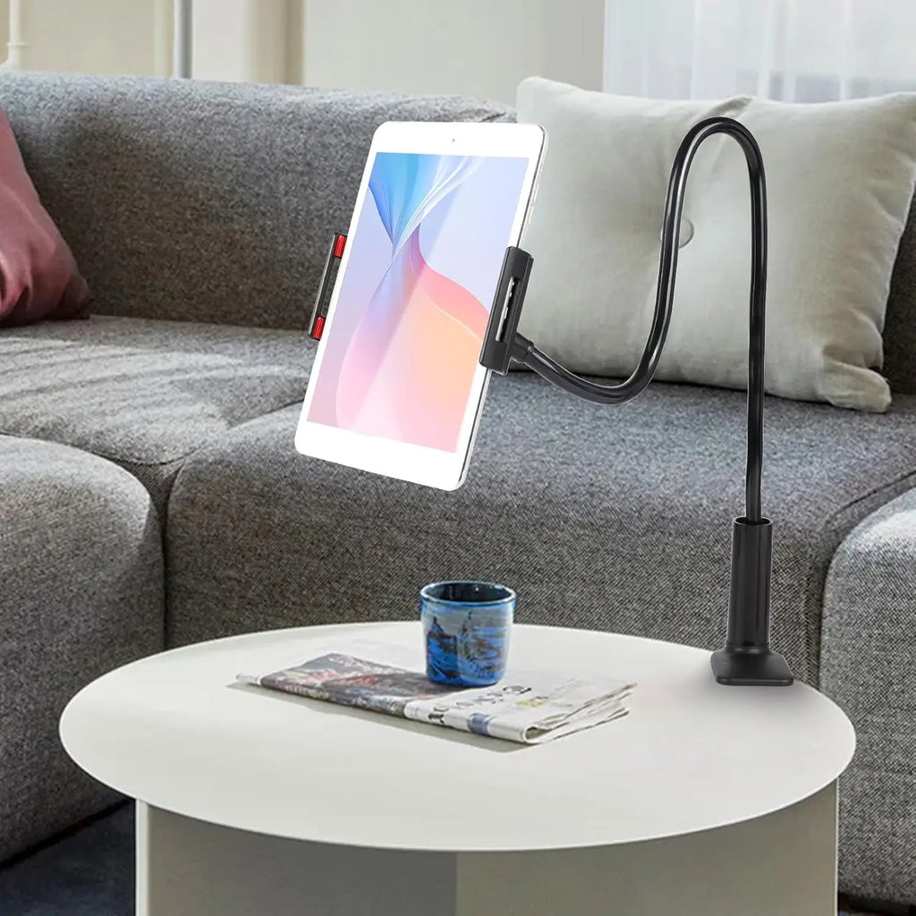 1pc 360 Lazy Bed Gooseneck Tablet Stand Adjustable Flexible Arm Clip Mount for IPad IPhone Samsung 4.7-12.9 Inch Desk Bracket