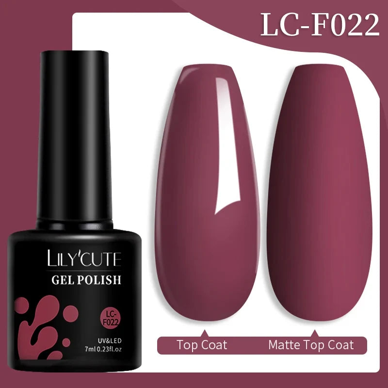 LILYCUTE 7ml Reflective Glitter Nail Gel Polish Effect Sparkling Soak Off Gel Semi Permanent For Manicure Nail Art UV Nail Gel