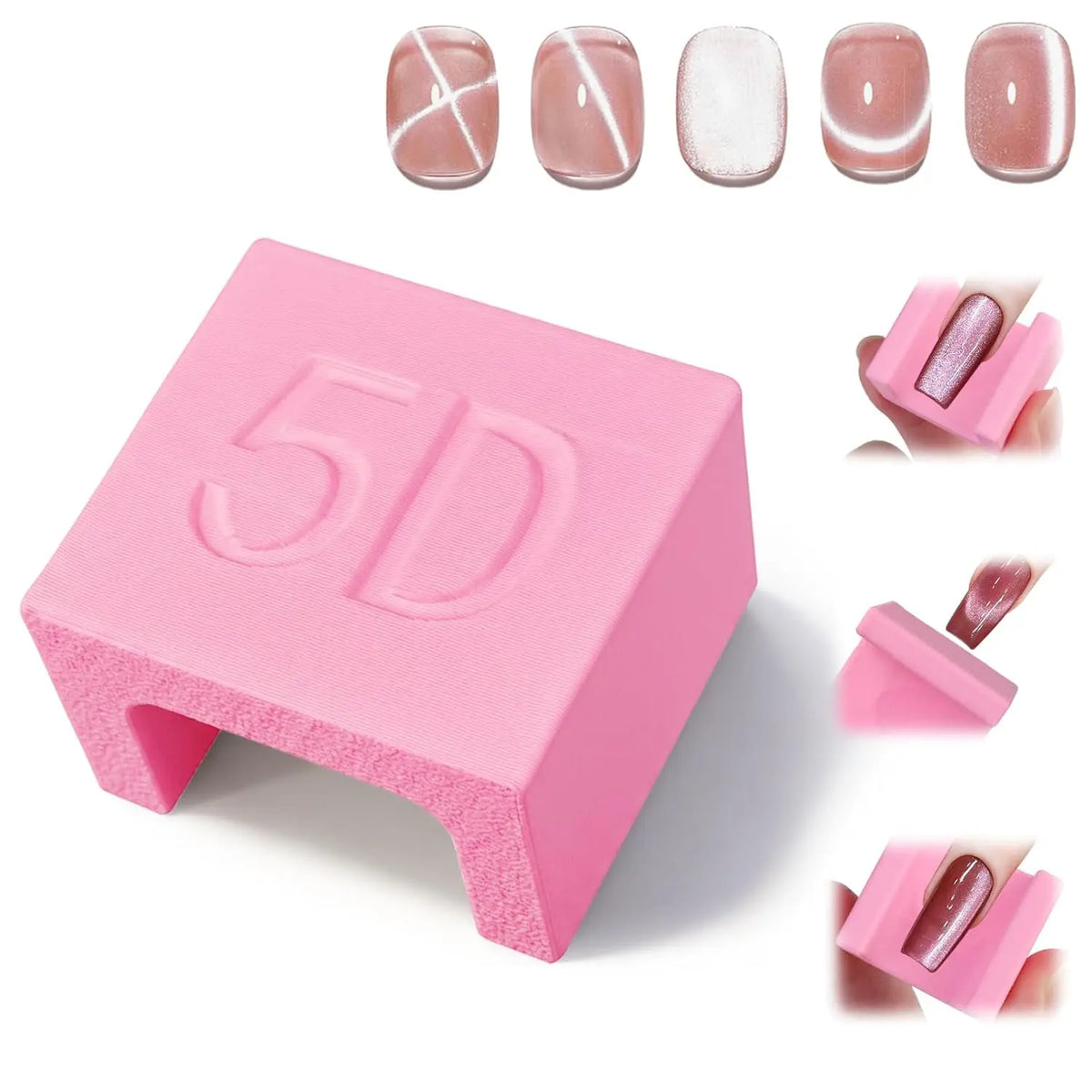 DIY Cat Eye Magnet Tool Nail Art Magnet Stick for DIY Magnetic Cat Eye Gel Special Velvet 5D Nail DIY Tool French Nail UV