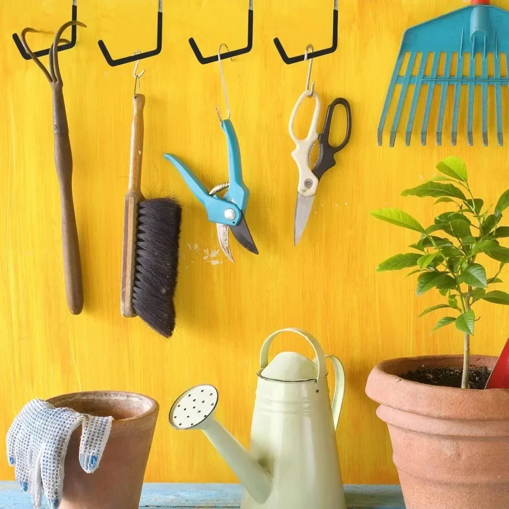 2025 1Pcs Hanging Hooks Vinyl Coated Heavy Duty Large Garage Wall Hook Rafter Hanger Hook Garage Bike Ladder Hooks Good