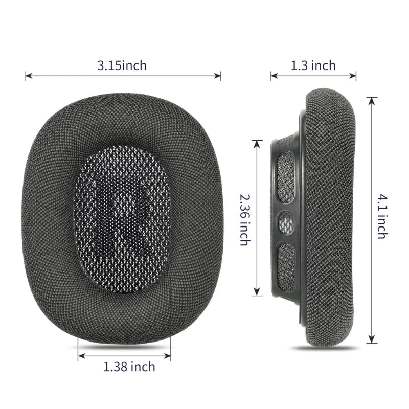 Magnetic Replacement Mesh Ear Pads for AirPods Max Headphones, Soft Ear Cushion Earmuff Pillow