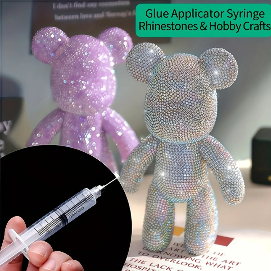 7Pcs 1ML/3ML/10ML/20ML/30ML/60ML Syringes with Clear Scale for Glue Dispensing Liquid Measuring Pet Feeding Ink Refilling