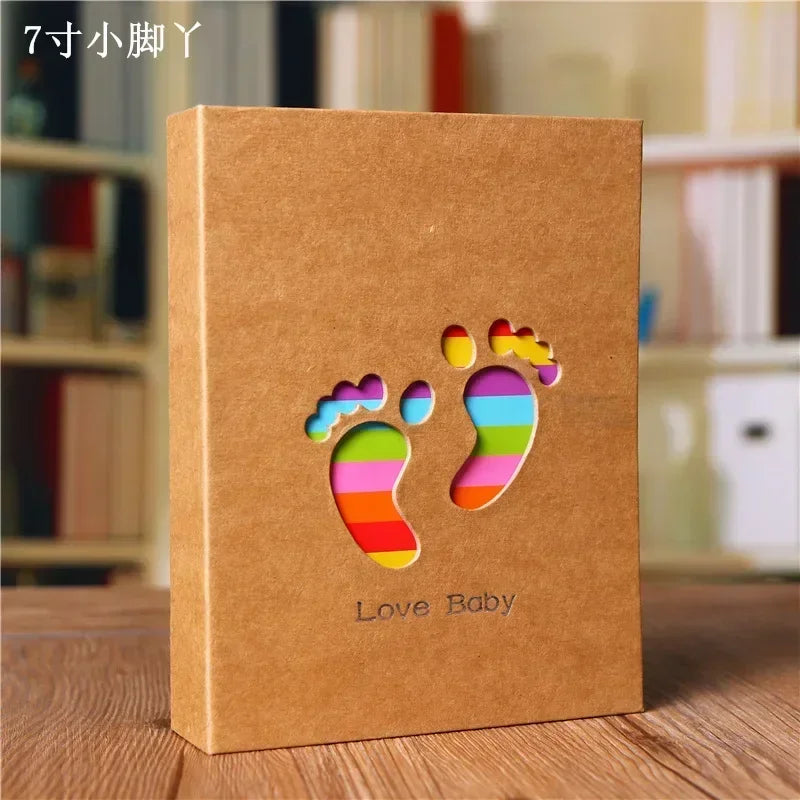 100 Pockets 6 inch Photo Album Picture Storage Frame for Kids Children Gift Scrapbooking Picture Case Photo Album
