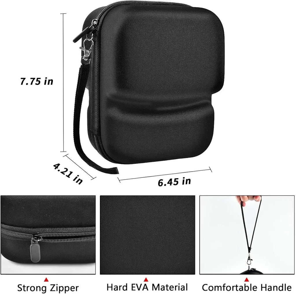 Portable Hard EVA Storage Case Protective Carrying Bag for Noise Canceling Headphones Safety Glasses Shooting Earmuffs