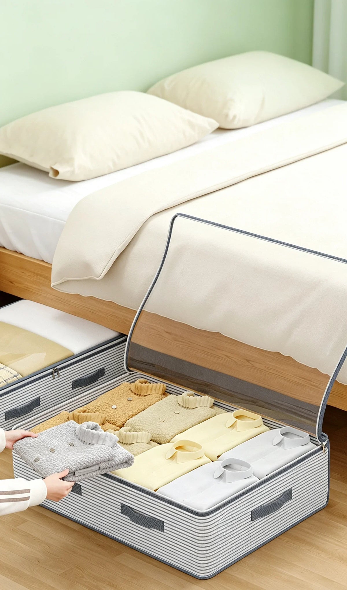 1pc Home Under-bed Garbage Bag for Clothes