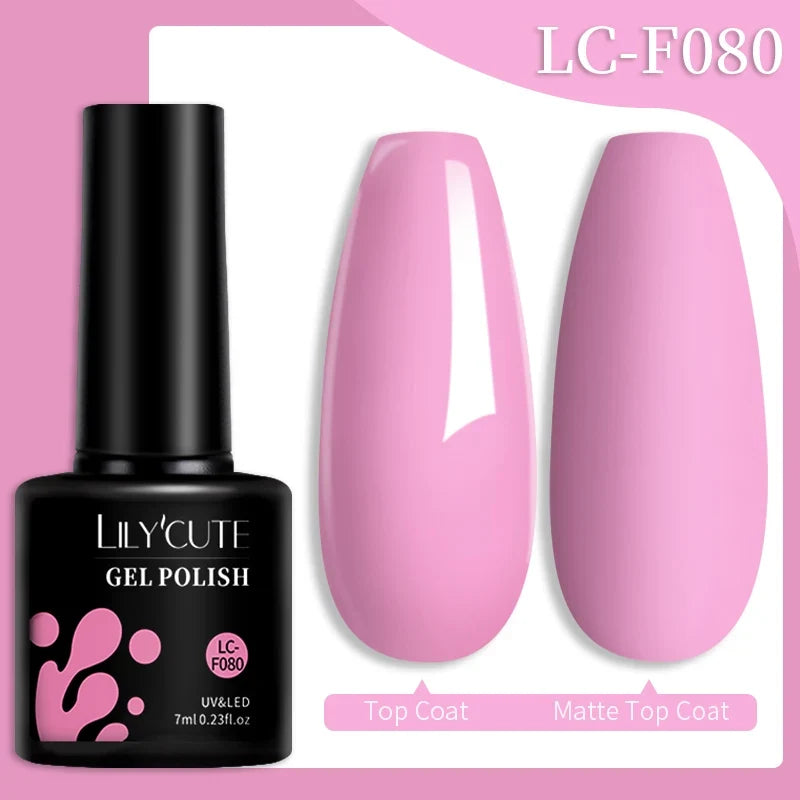 LILYCUTE 7ml Reflective Glitter Nail Gel Polish Effect Sparkling Soak Off Gel Semi Permanent For Manicure Nail Art UV Nail Gel