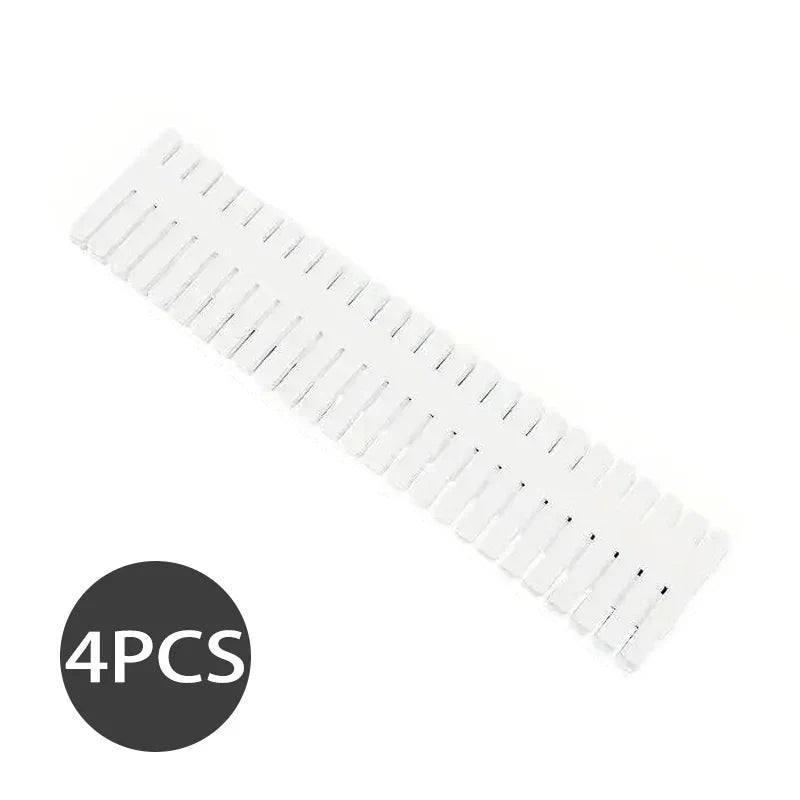 4/8/12PCS Adjustable Drawer Divider Partition Durable Storage Organiser Makeup Sock Underwear Drawer Organizer Board Cabinets