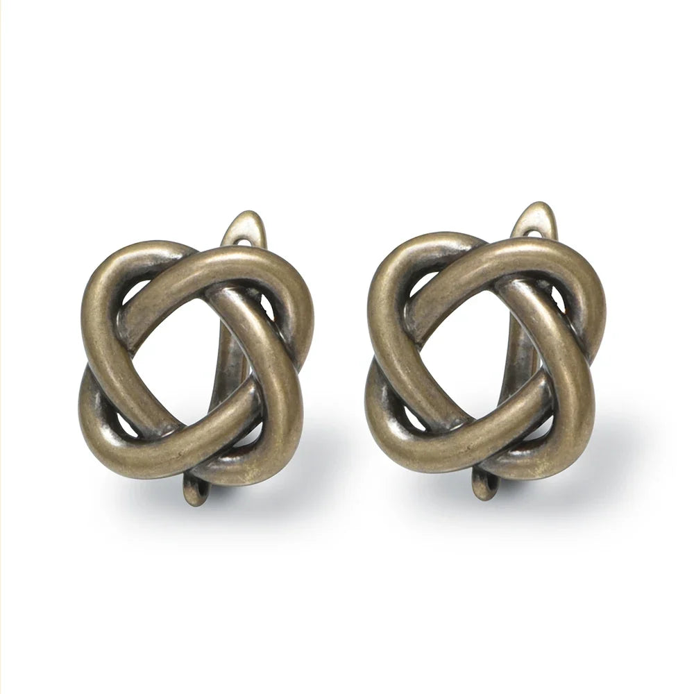 1 Pair NEW Cross Antique Bronze Brass Earring Clasps Hooks Accessories For DIY Woman Earring  Jewelry Making Supplies