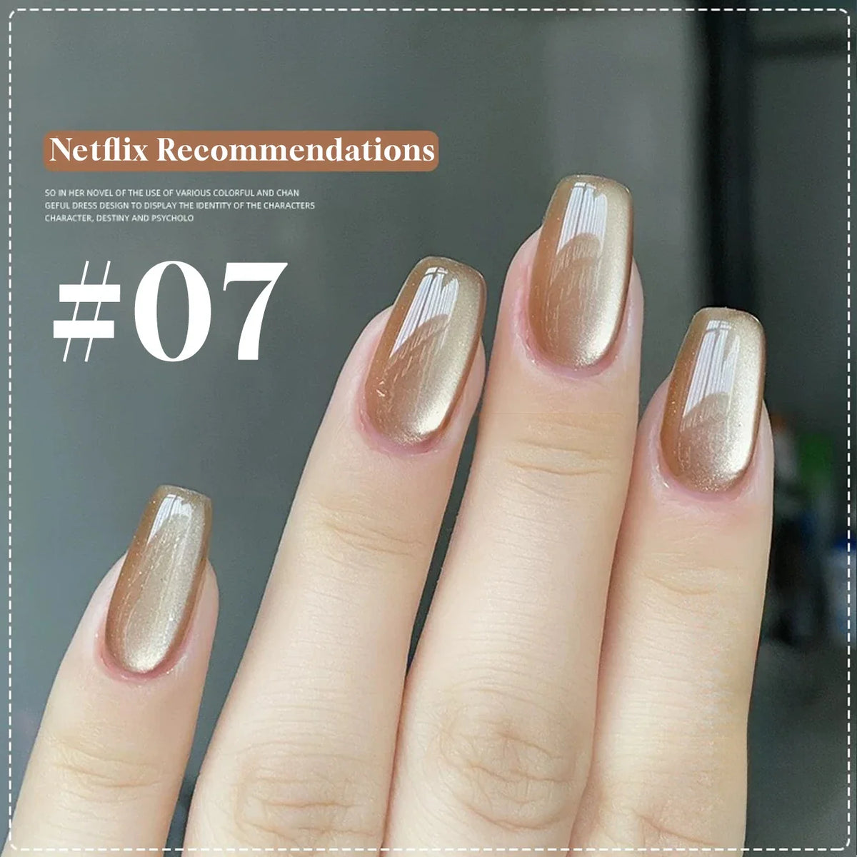 1-16PCS White Moonlight Glass Bead Nail Cat's Eye Gel Magnetic Satin Gel Polish 16-Colors Soak Off Glitter Manicure Varnish