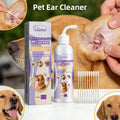 Pet Ear Cleaner For Dogs Cats Relieve Odor Remove Ear Wax Gentle Cleaning Drops Prevents Itching Infection Inflammation Control