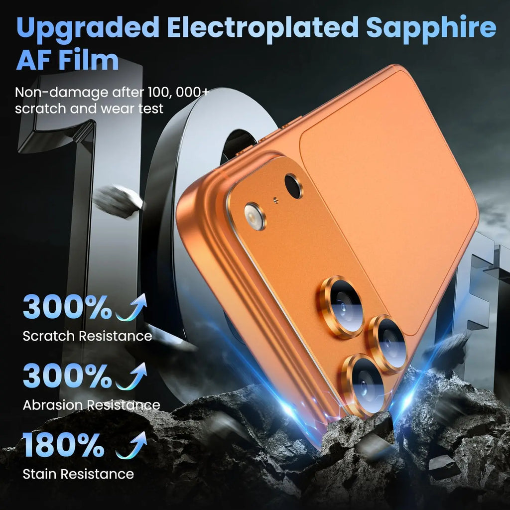 Metal Tempered Glass Camera Protector for iPhone 17 Pro Max Lens Protection For iPhone 17 Pro Air Phone Lens Cover Accessories