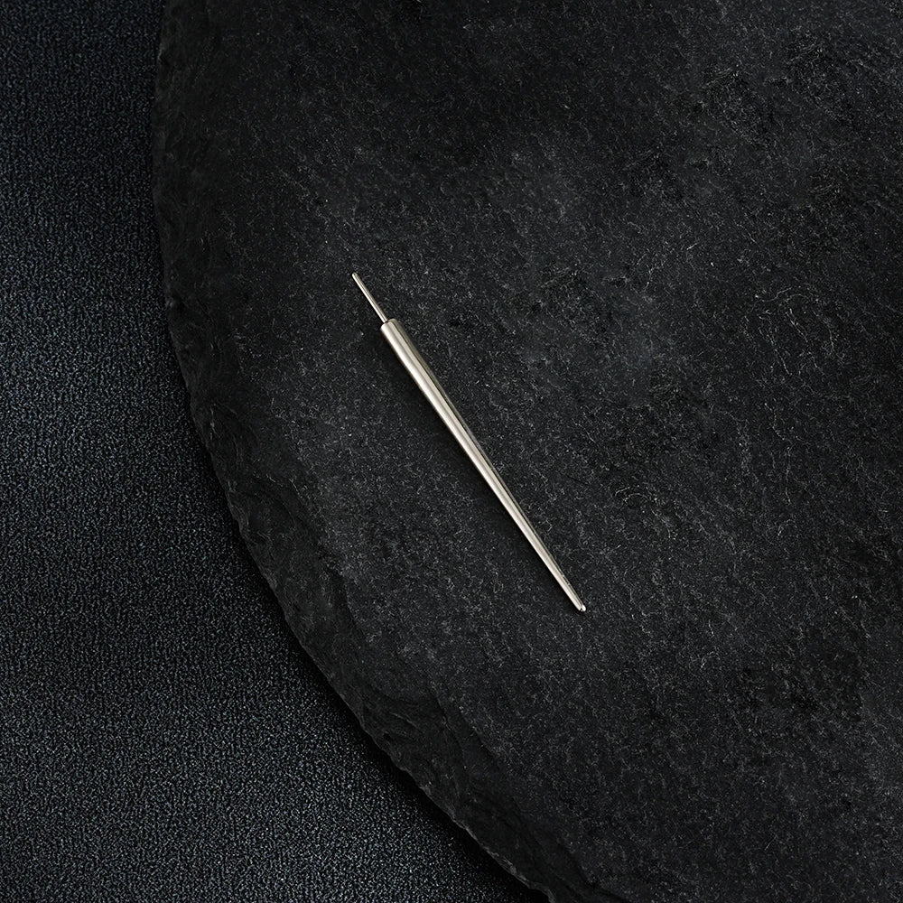 Right Grand ASTM F136 Titanium Threadless Labret Insertion Pin Self Piercing Taper Guide Needle Tool for 14/16G Push Back Post